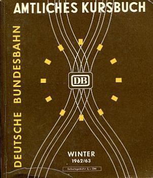 Kursbuch DB 1962 / 1963
