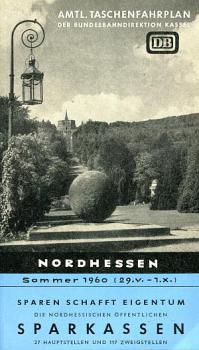 Taschenfahrplan Nordhessen 1960