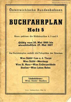 Buchfahrplan ÖBB Heft 5 1965 / 1967