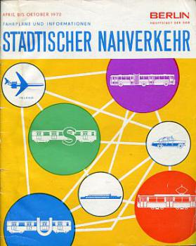 Fahrplan Städtischer Nahverkehr BVB Berlin 1972