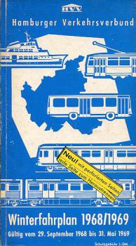 Fahrplan Hamburger Verkehrsverbund 1968 / 1969