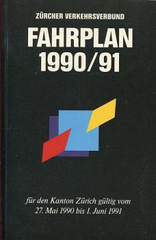 Fahrplan Züricher Verkehrsverbund 1990 / 1991