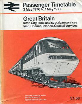 Timetable Great Britain 1976 / 1977
