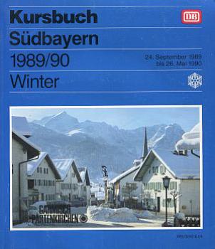 Kursbuch Südbayern 1989 / 1990
