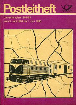 Postleitheft DR 1984 / 1985