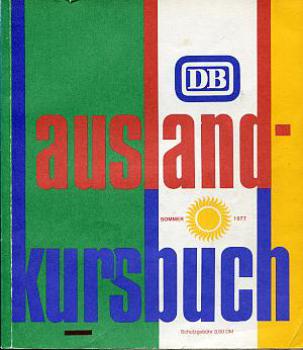 DB Auslandkursbuch 1977