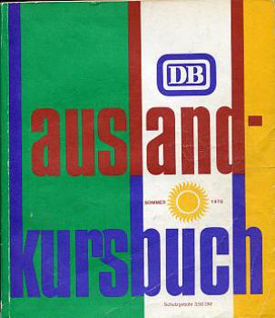 DB Auslandkursbuch 1976