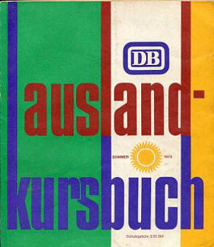 DB Auslandkursbuch 1975