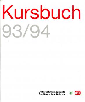 Kursbuch DB 1993 / 1994