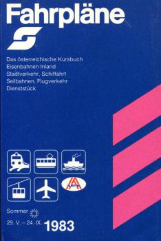 Kursbuch Österreich 1983 ÖBB