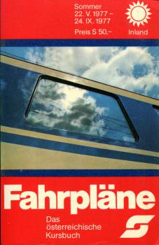 Kursbuch Österreich 1977 ÖBB