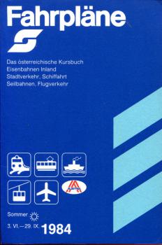 Kursbuch Österreich 1984 ÖBB