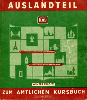 DB Auslandkursbuch 1960 / 1961