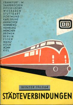 Städteverbindungen DB 1963 / 1964