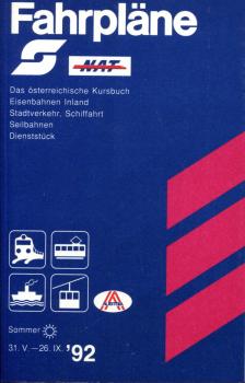 Kursbuch Österreich ÖBB 1992