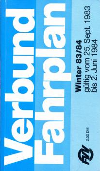 FVV Verbundfahrplan 1983 / 1984