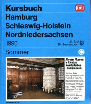 Kursbuch Hamburg Schleswig Holstein Nordniedersachsen 1990