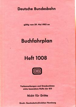 Buchfahrplan DB 1983 Heft 1003