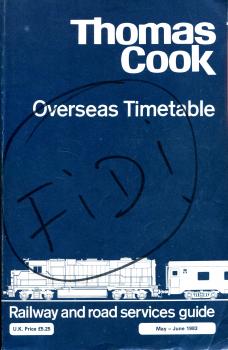 Thomas Cook Overseas Timetable May – June 1983