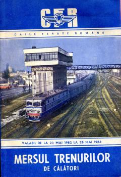 Kursbuch CFR Rumänien 1982 / 1983