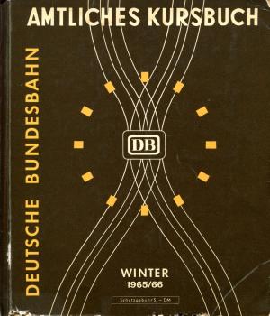 Kursbuch DB 1965 / 1966