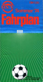 HVV Fahrplan 1974 Hamburg