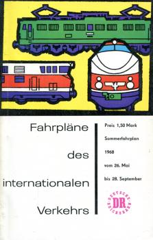 Fahrpläne des internationalen Verkehrs DR 1968