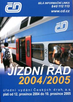 Kursbuch CD Tschechien 2004 / 2005 Jizdni Rad