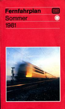 Fernfahrplan DB 1981