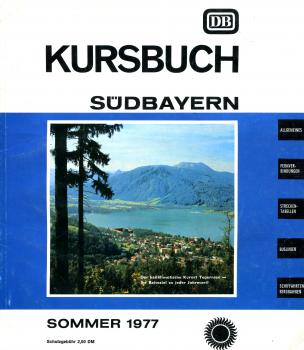 Kursbuch Südbayern 1977