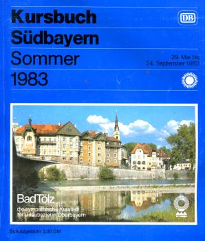 Kursbuch Südbayern 1983