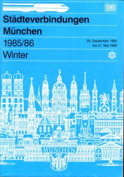 Städteverbindungen München 1985 / 1986