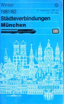 Städteverbindungen München 1981 / 1982