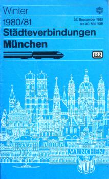 Städteverbindungen München 1980 / 1981