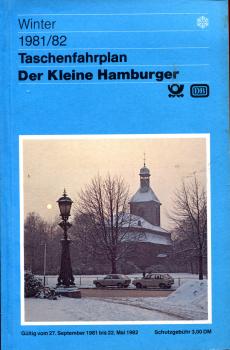 Taschenfahrplan der kleine Hamburger 1981 / 1982