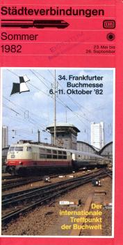 Städteverbindungen DB 1982