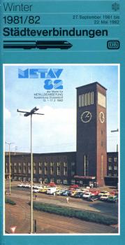 Städteverbindungen DB 1981 / 1982