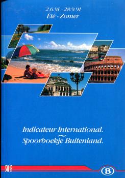 Kursbuch Belgien Auslandsverbindungen 1991