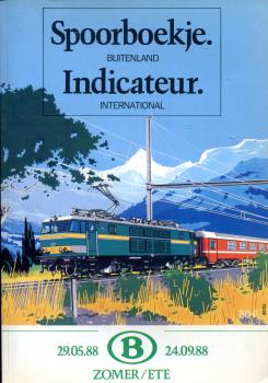 Kursbuch Belgien Auslandsverbindungen 1988