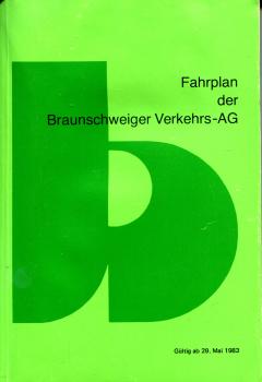 Fahrplan Braunschweiger Verkehrs AG 1983