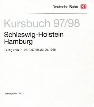 Kursbuch Schleswig-Holstein Hamburg 1997 / 1998