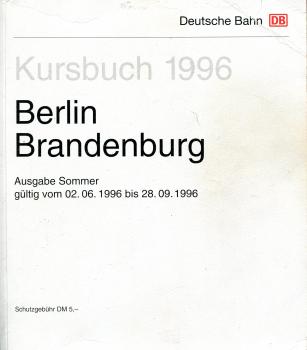 Kursbuch Berlin Brandenburg 1996