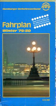 Fahrplan Hamburger Verkehrsverbund HVV 1979 / 1980