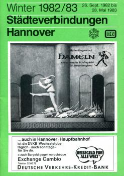 Städteverbindungen Hannover 1982 / 1983