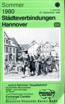 Städteverbindungen Hannover 1980