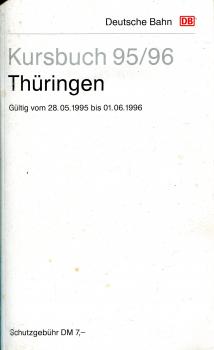 Kursbuch Thüringen 1995 / 1996