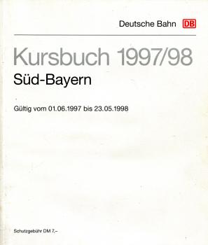 Kursbuch Südbayern 1997 / 1998