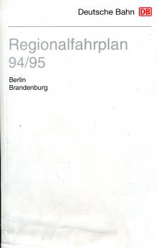 Regionalfahrplan Berlin / Brandenburg 1994 / 1995