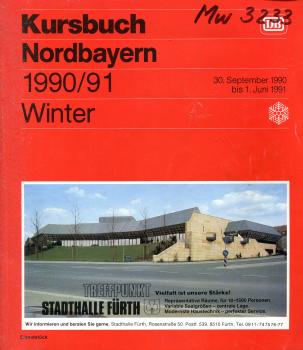 Kursbuch Nordbayern 1990 / 1991