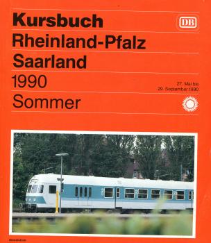 Kursbuch Rheinland-Pfalz Saarland 1990